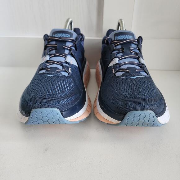 HOKA One One Gaviota 2 Women's Size 8.5 Athletic Shoes Indigo Blue / Dusty Pink - Picture 6 of 11